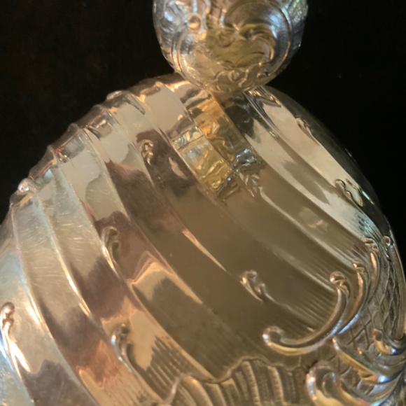 Antique Scrolling 1897 Birmingham Sterling Perfume/ Flask Hallmarked 4” - Picture 7 of 10